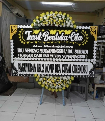 Papan Bunga di Mekarjaya Kiarapedes